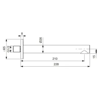 Vandens maišytuvas Ideal Standard Ceralife C, matinė juoda, BE068XG