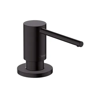 Skystųjų muilų dozatorius Hansgrohe A41, 500 ml, matinė juoda, 40438670 NEW