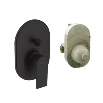 Hansgrohe Vernis Shape vonios maišytuvas, matinė juoda, 71472670 NEW