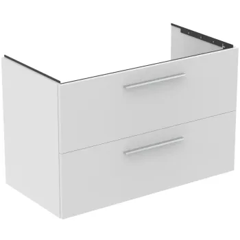 Vonios spintelė Ideal Standard i.Life B, 2 stalčiai, matinė balta, (be praustuvo) T5276DU