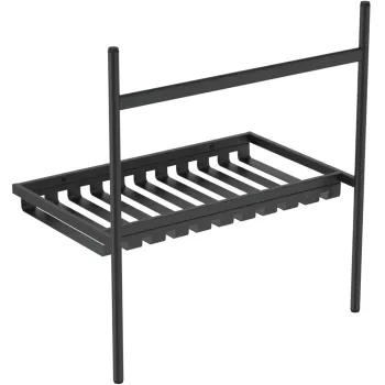 Vonios kriauklės konsolė Ideal Standard Conca, metalinė, šilkinė juoda, 817 x 760 x 483 mm, E2533XG