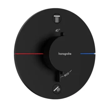 Dušas maisītājs Hansgrohe ShowerSelect Comfort, iebūvējams, ar termostatu, matēta melna, 15554670 NEW