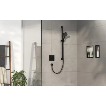 Dušas maisītājs Hansgrohe ShowerSelect Comfort, ar termostatu, iebūvējams, matēta melna, 15571670 NEW