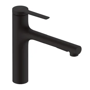 Virtuvinis maišytuvas Hansgrohe Zesis M33, ištraukiamas antgalis, matinė juoda, 74823670 NEW