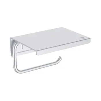 Tualetinio popieriaus laikiklis Ideal Standard ALU+, su lentynėle, sidabras, BD592SI