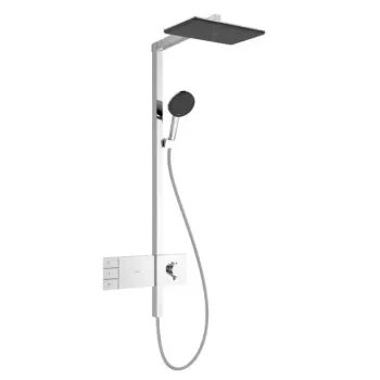 Dušas Sistēma Hansgrohe Raindance Alive Q, ar termostatu, 21x34 cm, 3 režīmi, hroms, 24590000 NEW