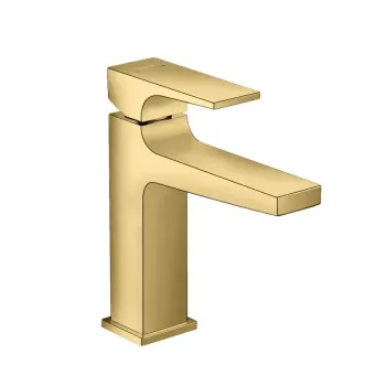 Vannas istabas izlietnes maisītājs Hansgrohe Metropol, ar Push-Open izplūdi, pulēts zelts, 32507990 NEW