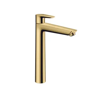 Vannas istabas izlietnes maisītājs Hansgrohe Talis E, Paaugstināts pulēts zelts, 71717990 NEW