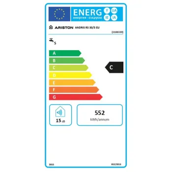 Elektrinis Vandens Šildytuvas (Boileris) ARISTON ANDRIS R 30 virš kriauklės 30L (3100338)
