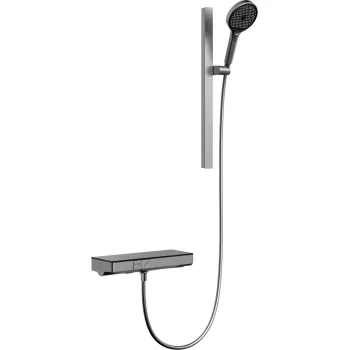 Dušo komplektas Kielle Vega su termostatu, 3 srovės Gun metal 20618023