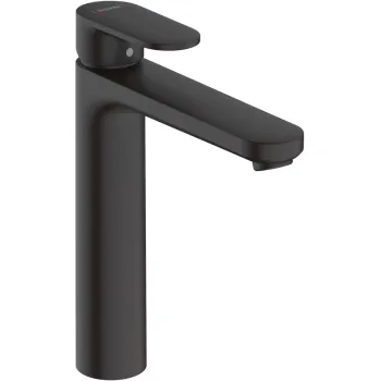 Hansgrohe Vernis Blend 190 vonios kriauklės maišytuvas su pop-up, matinė juoda