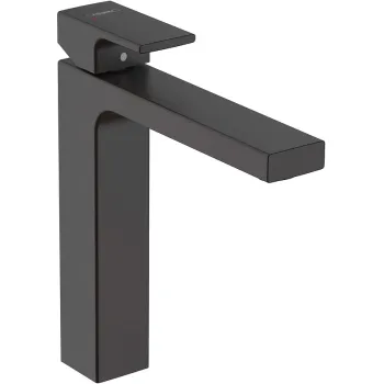 Hansgrohe Vernis Shape 190 vonios kriauklės maišytuvas su pop-up, matinė juoda