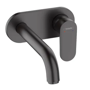 Vannas istabas izlietnes maisītājs Hansgrohe Vernis Blend iebūvējams, no sienas, matēta melna