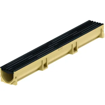 ACO EuroLine 2.0 B125 kanalas, 1m su plastikiniu groteliu, 3004021