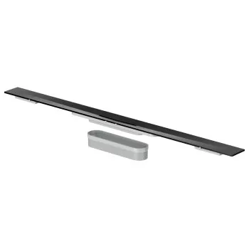 Dušo kanalo grotelės ACO ShowerDrain S+, Stripe 800 mm, Juodos