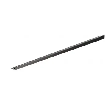 Dušo kanalo profilis ACO ShowerStep, 990 mm, kairė pusė, h=12.5/30 mm Juodas