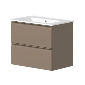 Vonios spintelė Raguvos Baldai Cosmos 61cm, su praustuvu, Cocoa Brown