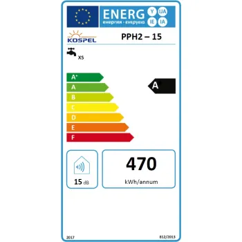 Kospel PPH2-15kW Srautinis vandens šildytuvas, 380V