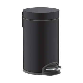 Hansgrohe AddStoris šiukšliadėžė, 3 l, Soft Close dangtis, matinė juoda 41775670