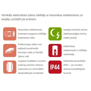 Elektrinis vandens šildytuvas (Boileris) DRAŽICE OKCE 100 vertikalus