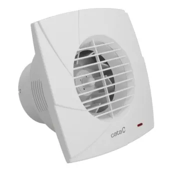 Ventiliatorius Sapho CB-100 PLUS T radialinis su laikmačiu, 25 W, 100 mm, baltas