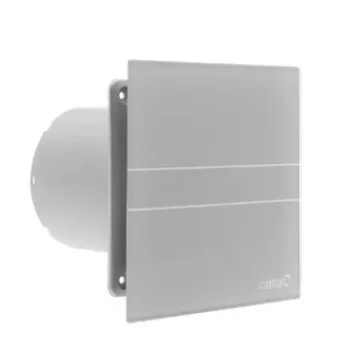 Ventiliatorius Sapho Cata E-100 GST ašinis su laikmačiu, 8 W, 100 mm, sidabras 00900500