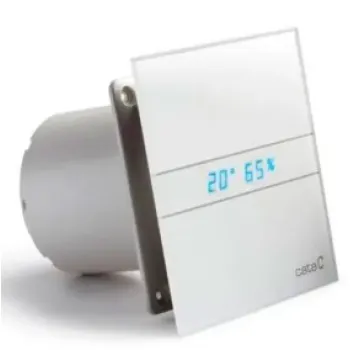Ventiliatorius Sapho Cata E ašinis su automatinio valdymo E-120 GTH, 6 W/11 W, 120 mm, baltas 00901200
