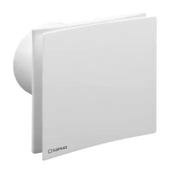 Ventiliatorius Sapho EIRA ašinis su laikmačiu, 15 W, 100 mm, baltas EI102