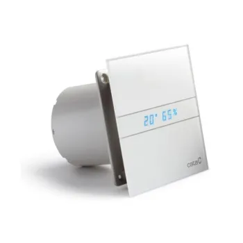 Ventiliatorius Sapho Sapho Cata E ašiniai su automatiniu valdymu E-100 GTH, 8 W, 100 mm, baltas, 00900200