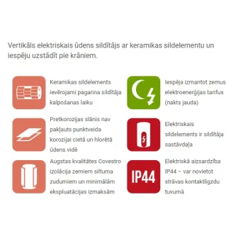 Elektrinis vandens šildytuvas (Boileris) DRAŽICE OKCE 160 vertikalus