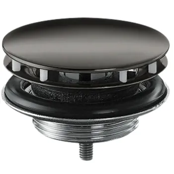 Išleidimo sistema AXOR, 1 1⁄4", poliruotas juodas chromas 51301330