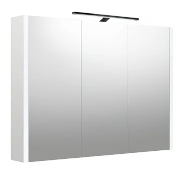 Veidrodis Raguvos Baldai Urban 100 su LED apšvietimu baltas matinės