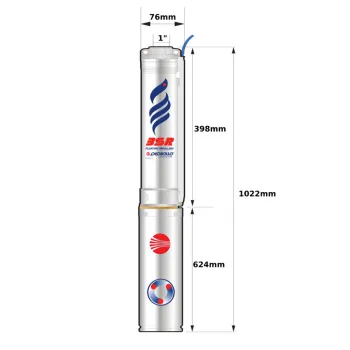 Giluminis siurblys Pedroll 3SR m 2/21 0,75HP(0,55kW ~230V)