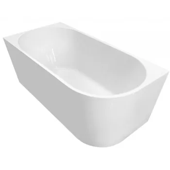 Aqualine Tibera, 170x80 cm, akrilo, kairė, kampinė, balta vonia E1026