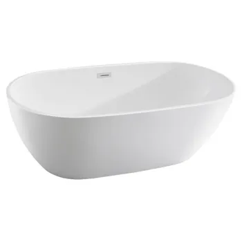 Aqualine Duoro laisvai stovinti vonia, 180x80 cm, akrilo, balta E1880
