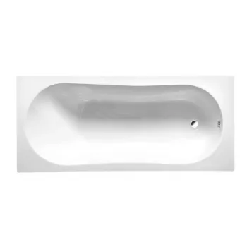 Akrilinė vonia Aqualine JIZERA, 150x70x39 cm, balta G1570