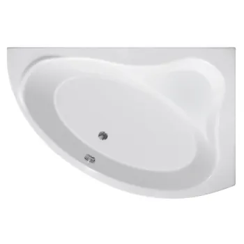 Akrilinė vonia Aqualine Orava 150x90x38 cm, dešinė, balta G1591