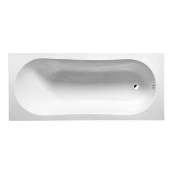 Akrilinė vonia Aqualine Jizera, 160x70x39 cm, balta G1670