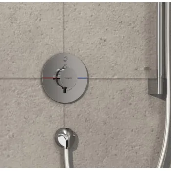 Dušas maisītājs Hansgrohe ShowerSelect Comfort S  iebūvējams ar termostatu Hromēts 15553000