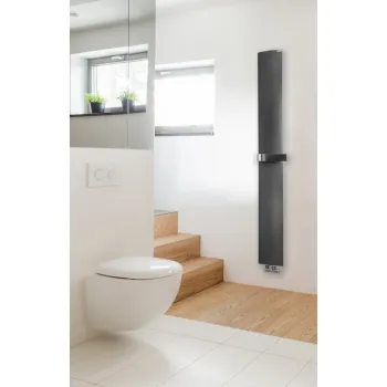 Rankšluosčių džiovintuvas / Radiatorius Sapho Ridea Othello Mono Slim 30x189cm, 430 W, matinė juoda 2301189030SN