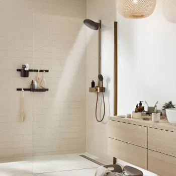 Dušas sistēma Hansgrohe Pulsify S Showerpipe 260 2jet  24240140 Brushed Bronze