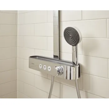 Dušo sistema Hansgrohe Pulsify S Showerpipe 260 2jet 24241000 EcoSmart, Chromuota