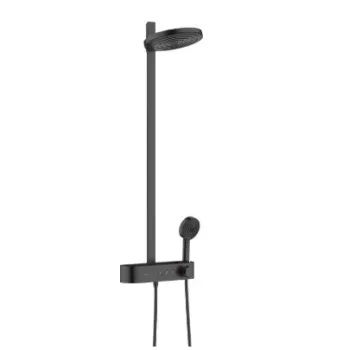 Dušo sistema Hansgrohe Pulsify S Showerpipe 260 2jet EcoSmart Juodas Matinis 24241670