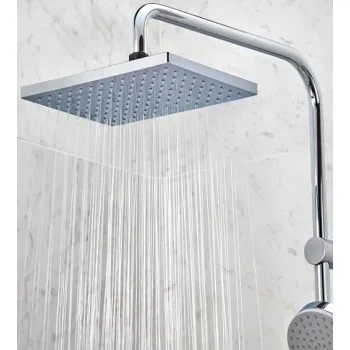 Dušo sistema Hansgrohe Vernis Shape Showerpipe 230 1jet EcoSmart su termostatu 26098000 chromuota