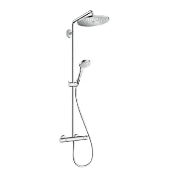 Dušo sistema Hansgrohe Croma Select S Showerpipe 280 1jet EcoSmart su termostatu 26794000 chromuota