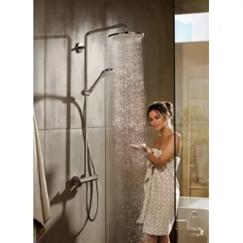 Dušo sistema Hansgrohe Croma Select S Showerpipe 280 1jet EcoSmart su termostatu 26794000 chromuota