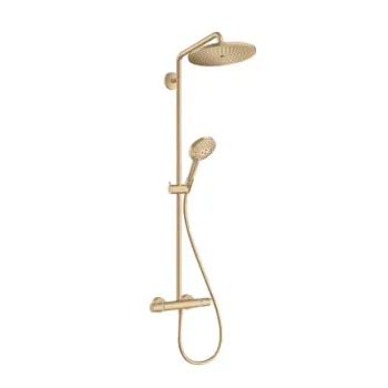 Dušas sistēma Hansgrohe Croma Select S Showerpipe 280 1jet EcoSmart 26891140, Brushed Bronze