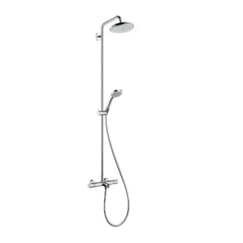 Dušo sistema Hansgrohe Croma 220 1jet su termostatu 27223000 Chromuota