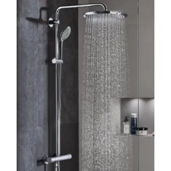 Dušo sistema Hansgrohe Croma 220 1jet su termostatu 27223000 Chromuota