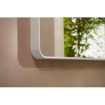 Vonios kambario veidrodis Hansgrohe Xarita Lite Q su LED apšvietimu, 70x100cm Baltas Matinis 54959700